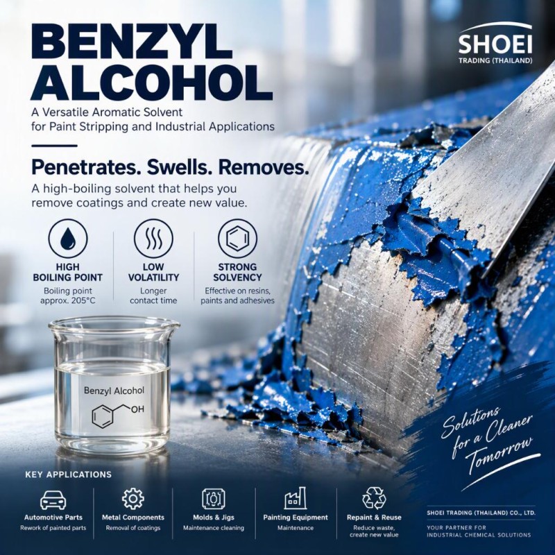 Uses and Features as a Paint Stripper and Industrial Solvent | Benzyl Alcohol